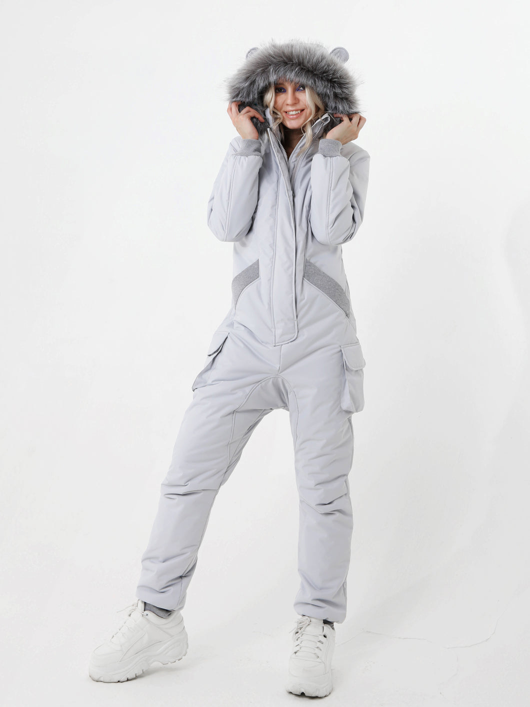 Womans winter overall Rabbit ears