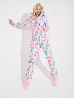 Womans winter overall Bad_Unicorn Pink
